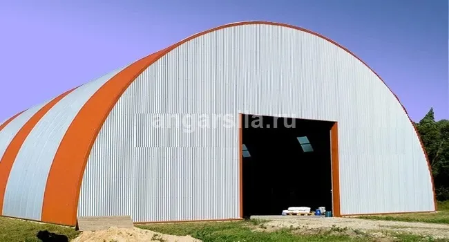 картинка-ссылка на статью: Какой фундамент нужен для бескаркасного ангара в Юрибее?